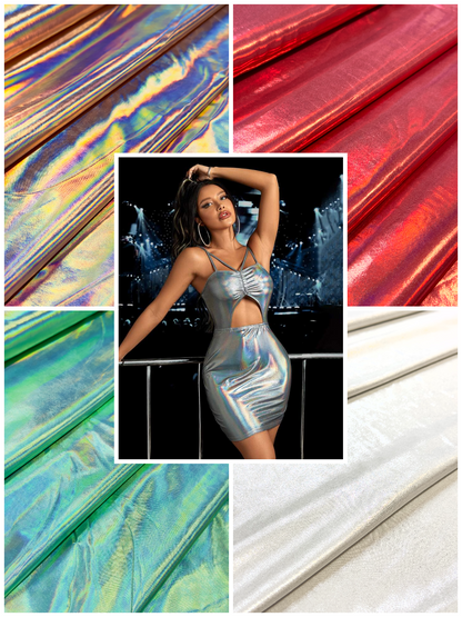 Metalik Likra Soledad Mirror Haljine Svecane Haljine Elegantne Haljine Haljine Za Maturu Materijali Za Haljine DjinaTeks metraza pozamanterija
