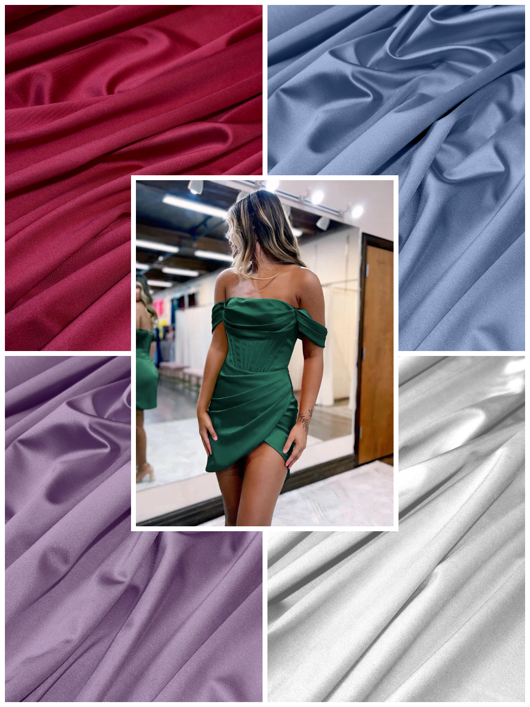 maturske haljine elegantne haljine dekoracije Saten Pleteni DjinaTeks metraza pozamanterija