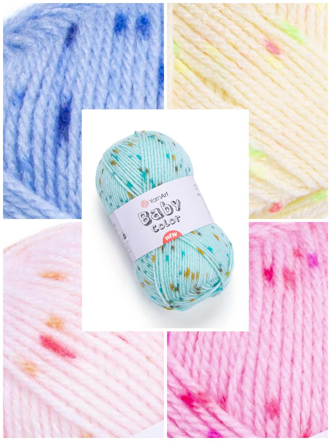 vunica za pletenje Baby Color - Djina-Teks konci igle vunice heklanje pletenje
